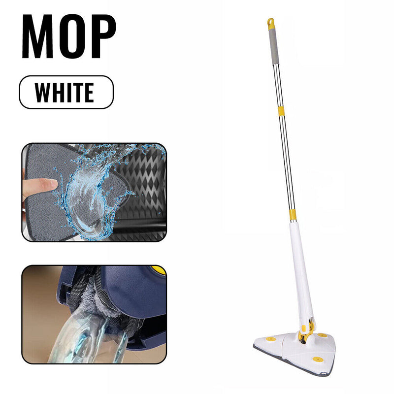 360° Rotating Self-Cleaning Flat Mop + 6pcs Rag