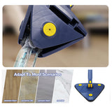 360° Rotating Self-Cleaning Flat Mop + 6pcs Rag